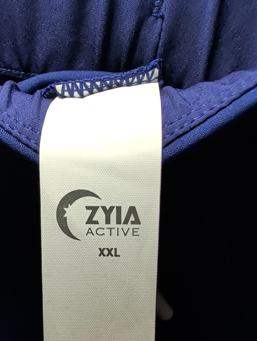 Zyia Fairway Club Shorts Blue Stretchy Sporty Golf Prep NEW Women's Size XXL - Picture 2 of 6